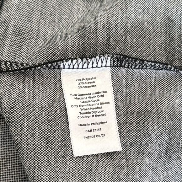 Talbots Black and White Checkered Dress - Picture 5 of 9